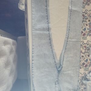 Women's Light Gray Straight Leg Jeans